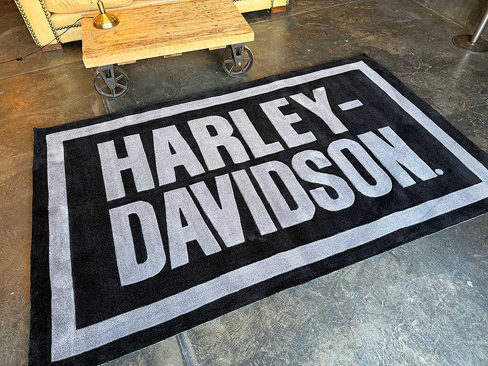 ハーレーダビッドソン　オフィシャル　ラージ　エリアラグ　240cm×150cm ■ アメリカン雑貨 アメリカ雑貨 | Harley Davidson | 02