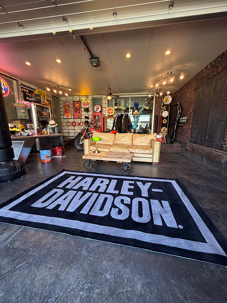 ハーレーダビッドソン　オフィシャル　ラージ　エリアラグ　240cm×150cm ■ アメリカン雑貨 アメリカ雑貨 | Harley Davidson | 05