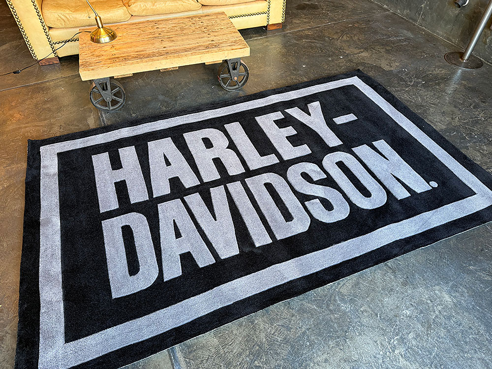 ハーレーダビッドソン　オフィシャル　ラージ　エリアラグ　240cm×150cm ■ アメリカン雑貨 アメリカ雑貨 | Harley Davidson | 06