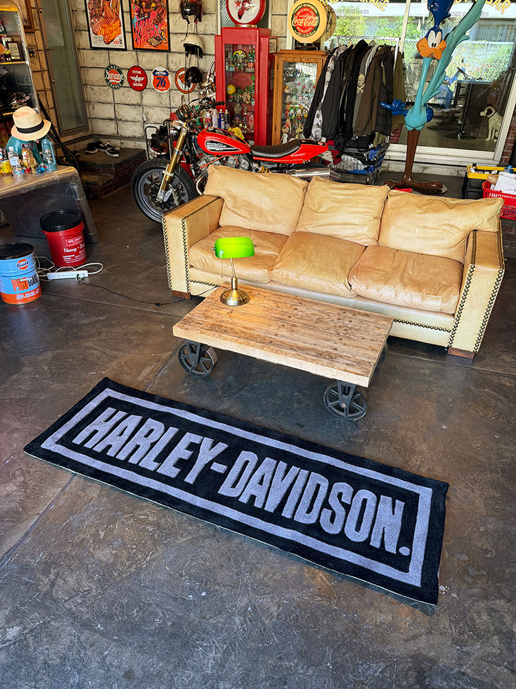 ハーレーダビッドソン　オフィシャル　ロング　ランナーラグ　横180cm×縦60cm ■ アメリカン雑貨 アメリカ雑貨 | Harley Davidson | 03