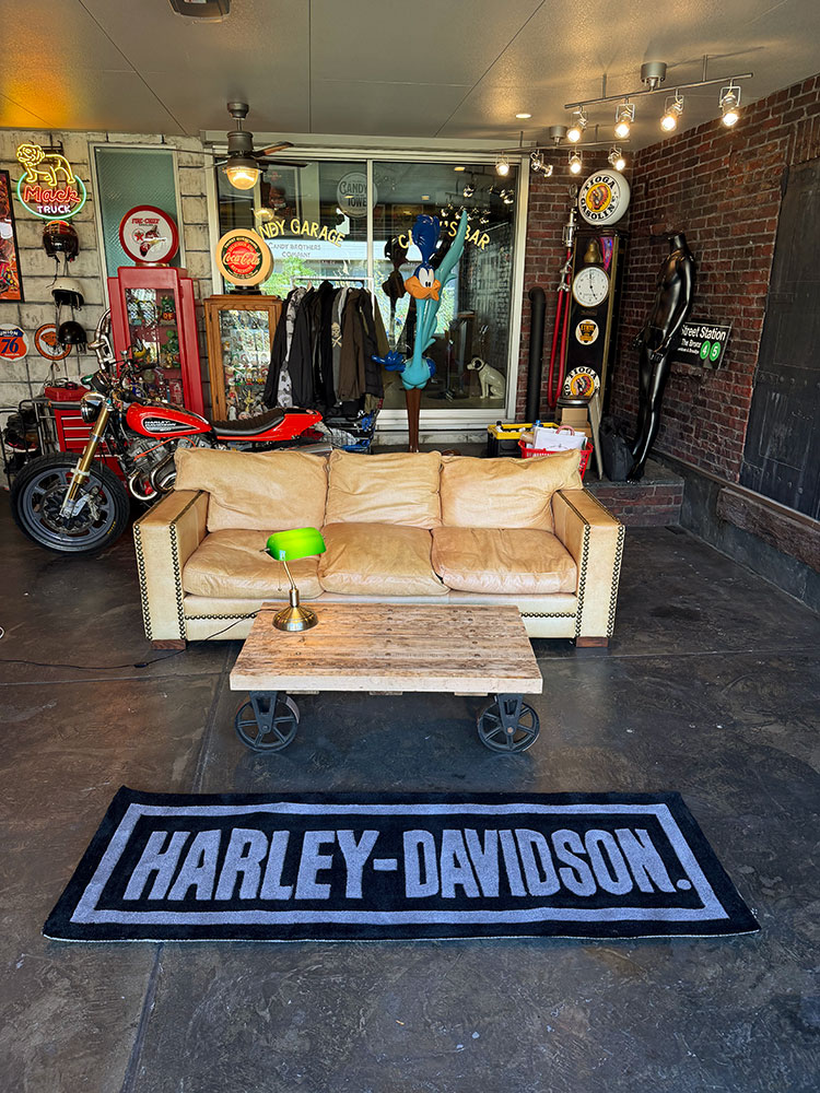 ハーレーダビッドソン　オフィシャル　ロング　ランナーラグ　横180cm×縦60cm ■ アメリカン雑貨 アメリカ雑貨 | Harley Davidson | 07