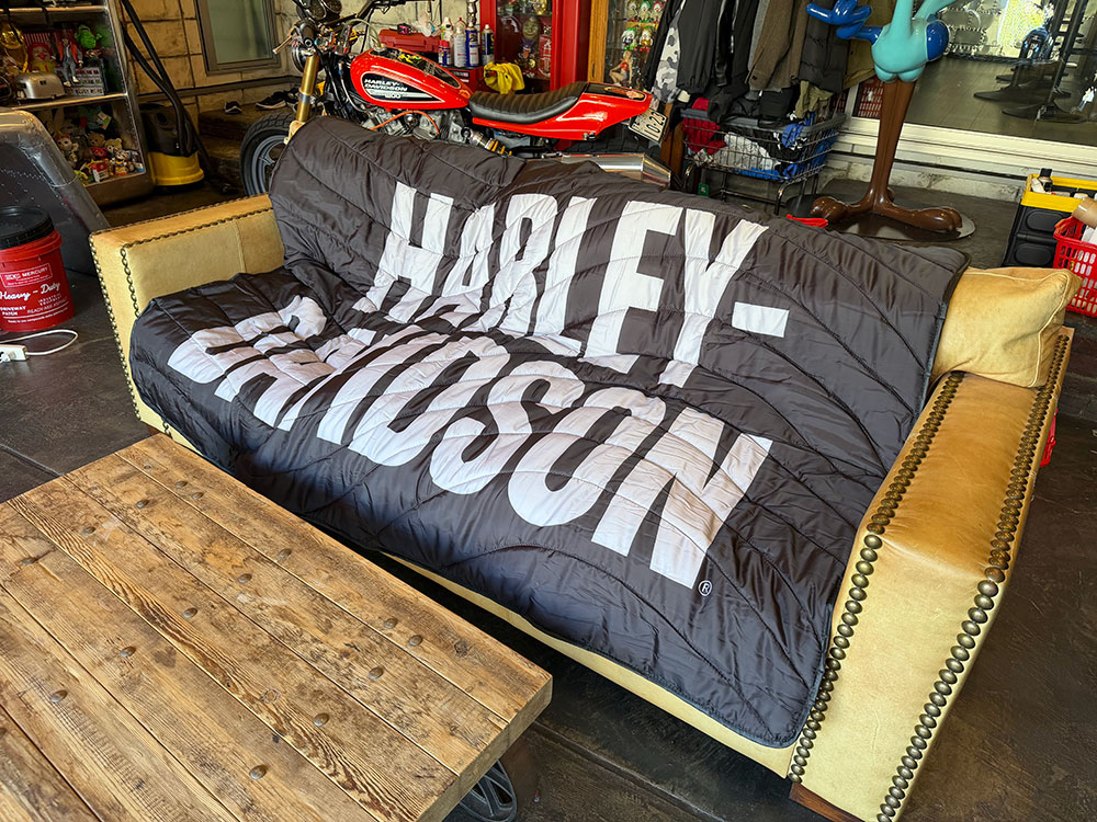 ハーレーダビッドソン　オフィシャル　アウトドア　ブランケット　横191cm×縦131cm　（キャリーバッグ付き） | Harley Davidson