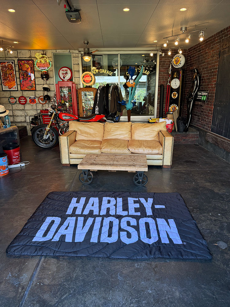 ハーレーダビッドソン　オフィシャル　アウトドア　ブランケット　横191cm×縦131cm　（キャリーバッグ付き） | Harley Davidson | 06