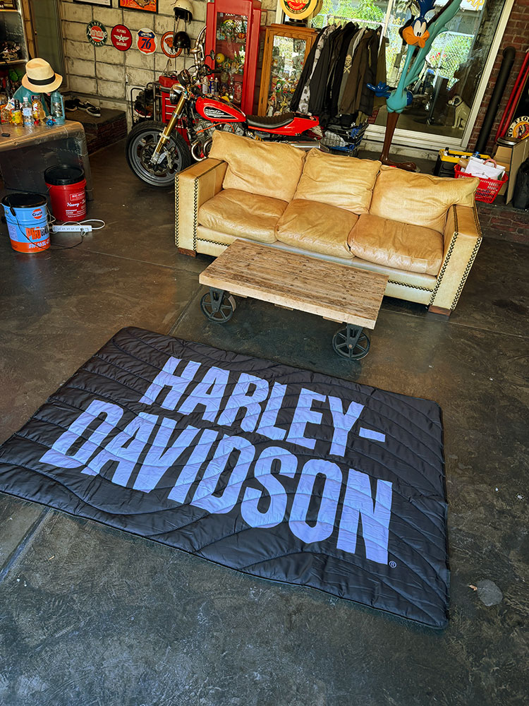 ハーレーダビッドソン　オフィシャル　アウトドア　ブランケット　横191cm×縦131cm　（キャリーバッグ付き） | Harley Davidson | 07