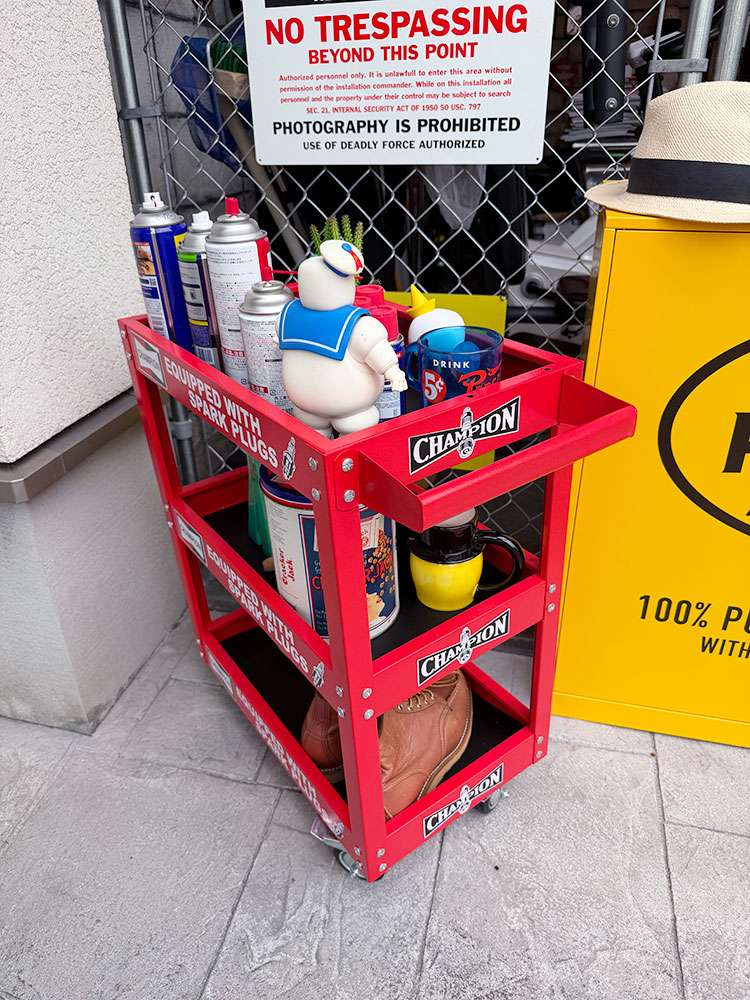 チャンピオン　スチールワゴン　（キャスター付き）　ツールワゴン ■ アメリカン雑貨 アメリカ雑貨 |  | 03