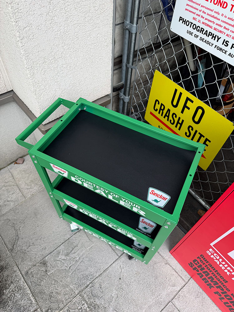 シンクレア　スチールワゴン　（キャスター付き）　ツールワゴン ■ アメリカン雑貨 アメリカ雑貨 |  | 08