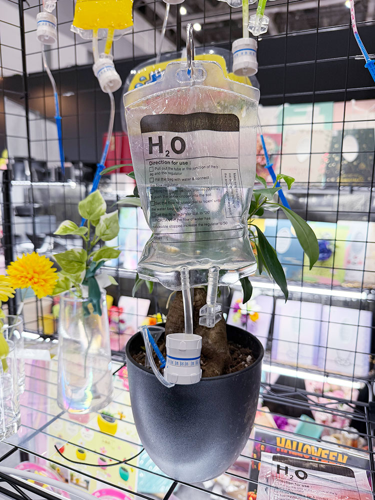 点滴バッグ型　ウォータリングバッグ　植物　自動水やり器　自動給水器 ■ アメリカン雑貨 アメリカ雑貨 | 