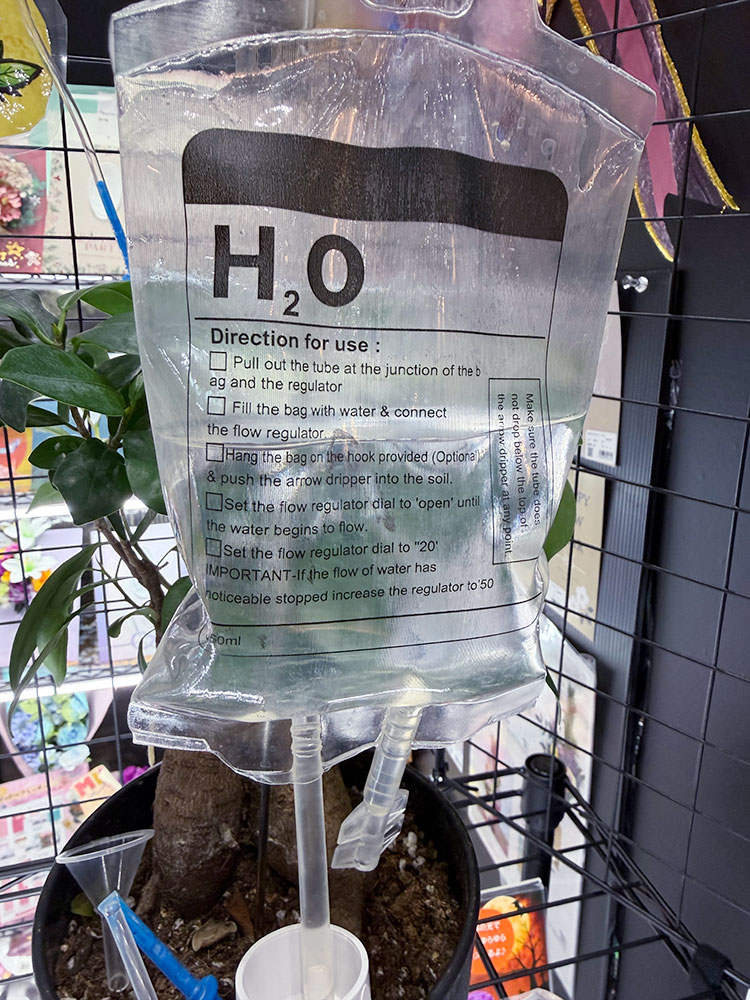 点滴バッグ型 ウォータリングバッグ 植物 自動水やり器 自動給水器 ■ アメリカン雑貨 アメリカ雑貨 関連画像1