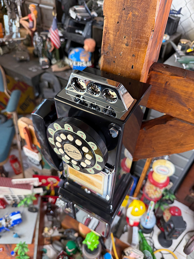 アメリカの公衆電話型　電話機　ペイテレフォン　1957年モデル　（レトロブラック） ■ アメリカン雑貨 アメリカ雑貨 |  | 15