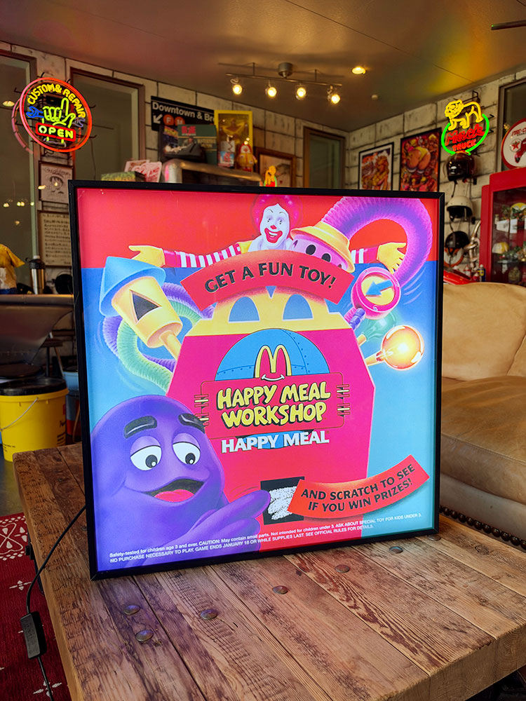 マクドナルド　LEDライトボックス　（グリマス＆ロナルド） ■ アメリカン雑貨 アメリカ雑貨 | 