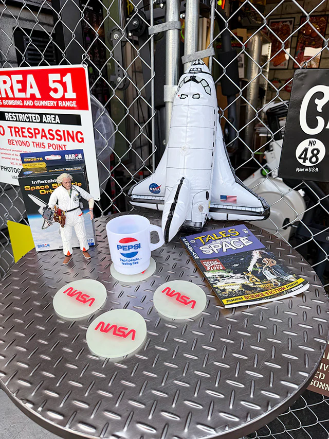 暗闇で光る！　蓄光仕様　NASA　ラバーコースター　単品 ■ アメリカン雑貨 アメリカ雑貨 |  | 07