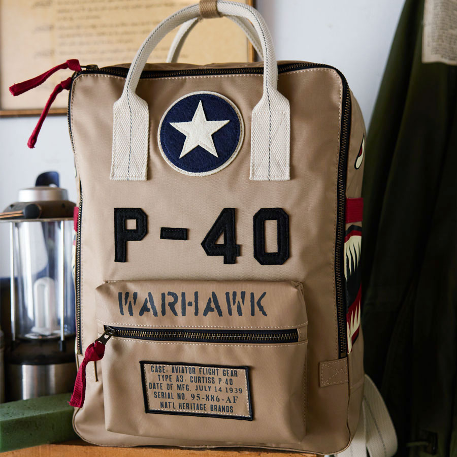 P-40　ウォーホーク　バックパック　リュック　14.5Lサイズ　RED CANOE　レッドカヌー ■ アメリカン雑貨 アメリカ雑貨 |  | 14