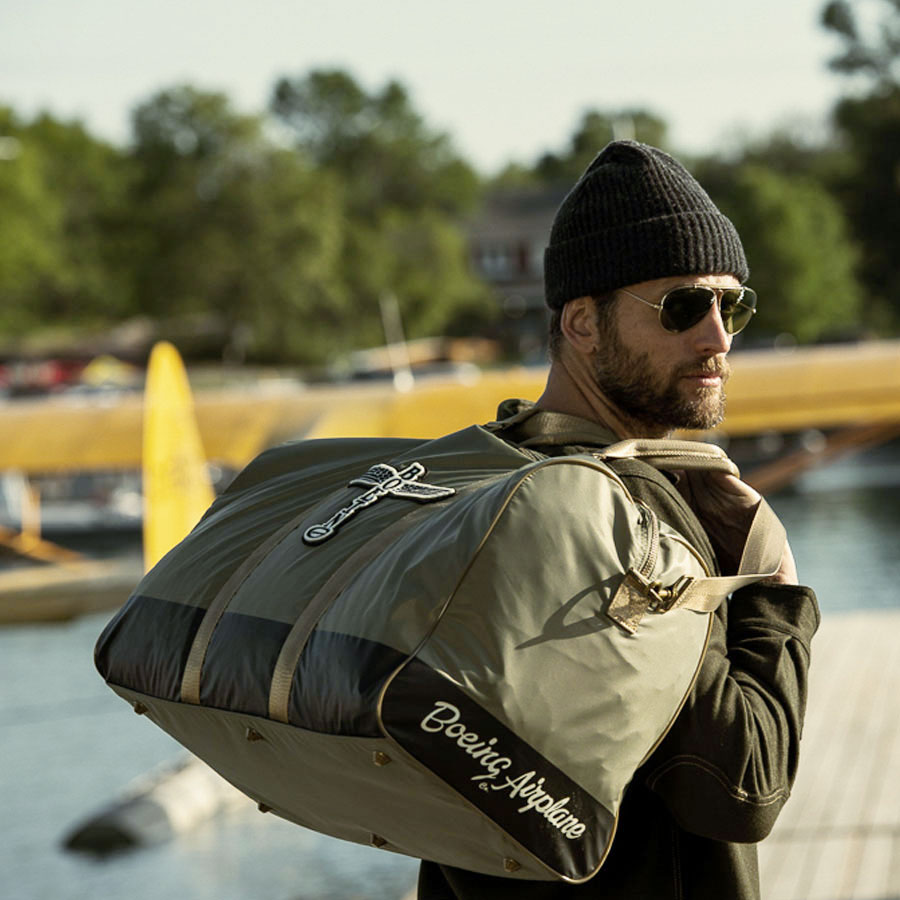 ボーイング ヴィンテージロゴ ダッフルバッグ RED CANOE レッドカヌー