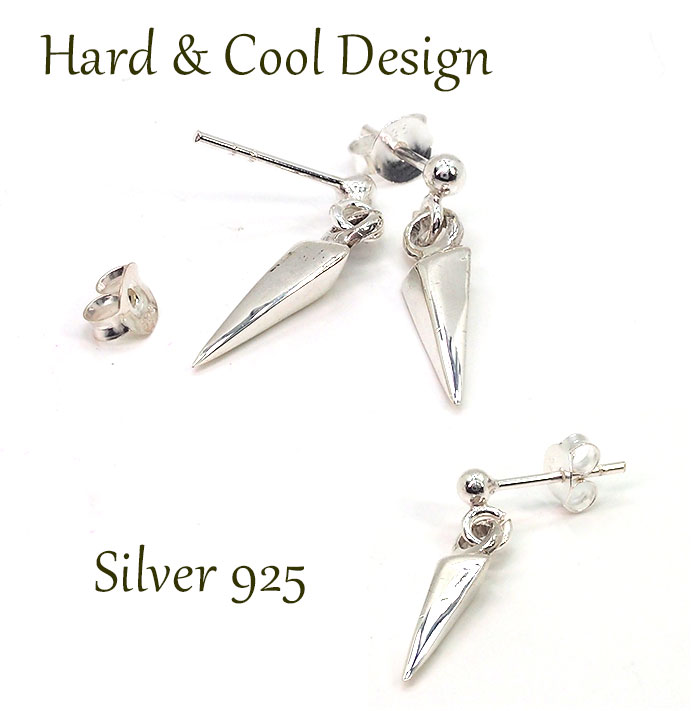 ピアス シルバー メンズ 片耳 アクセサリー 槍 タガー ペンデュラム