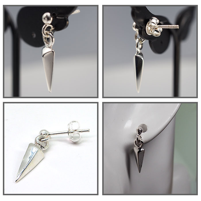 ピアス シルバー メンズ 片耳 アクセサリー 槍 タガー ペンデュラム