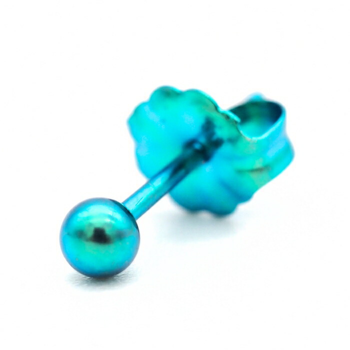 純チタン セカンドピアス アレルギー対応 つけっぱなし 丸玉 3mm 日本