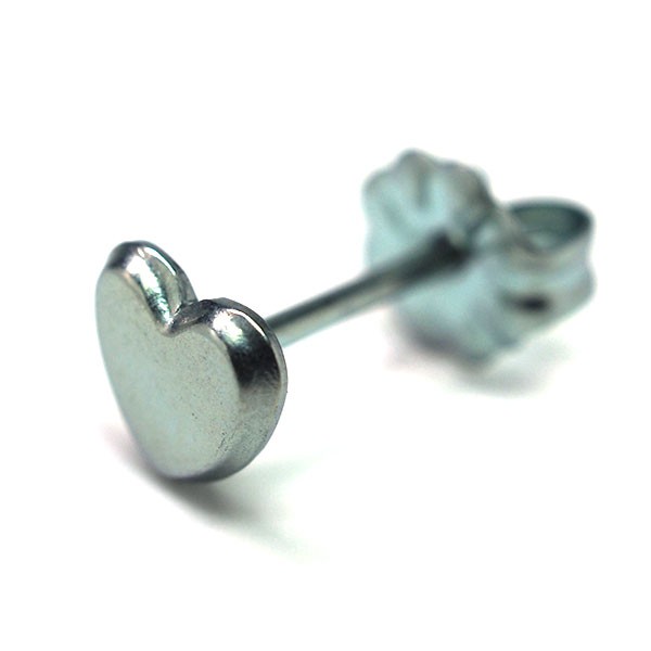 純チタン セカンドピアス アレルギー対応 つけっぱなし ハート 日本製