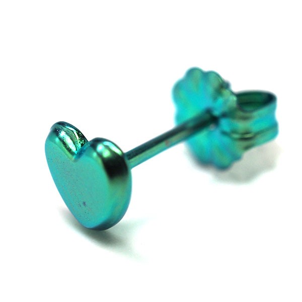 純チタン セカンドピアス アレルギー対応 つけっぱなし ハート 日本製