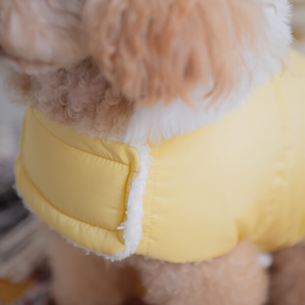 CanNana 犬服 アウター マント パーカー コート ボア もこもこ