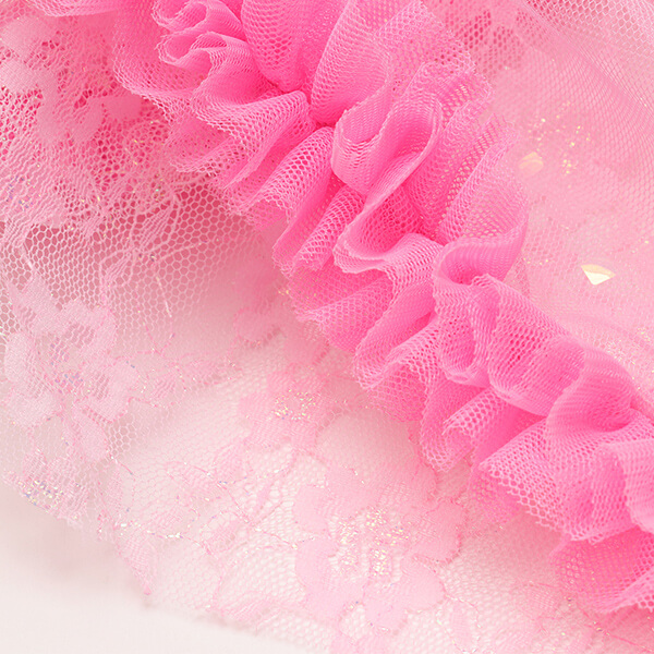 レース＆チュールキャミワンピース(リボンブローチ付き)10