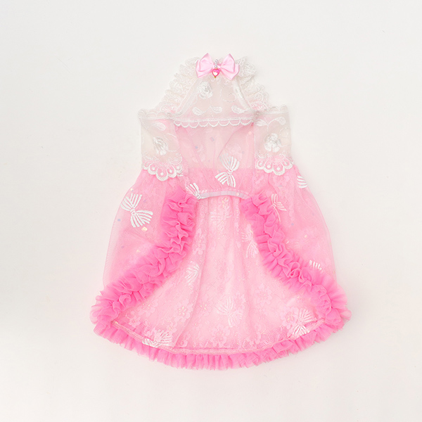 レース＆チュールキャミワンピース(リボンブローチ付き)06