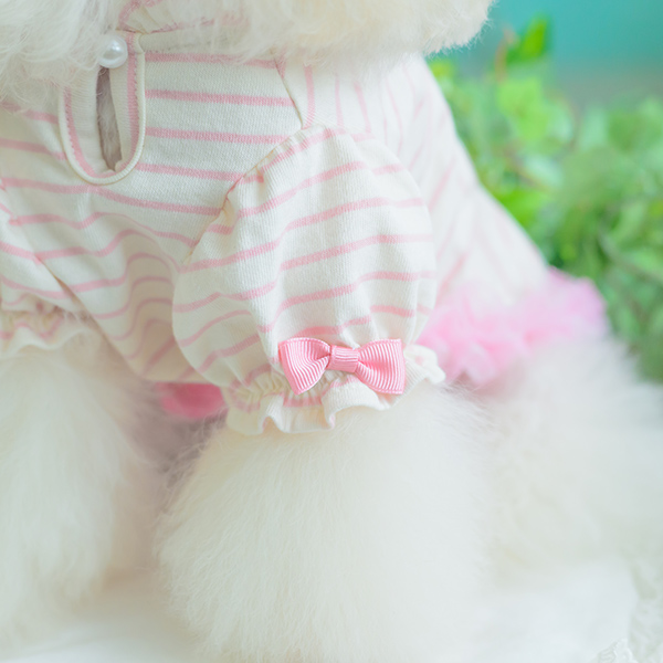 ロゴラインストーンボーダーカットソー14