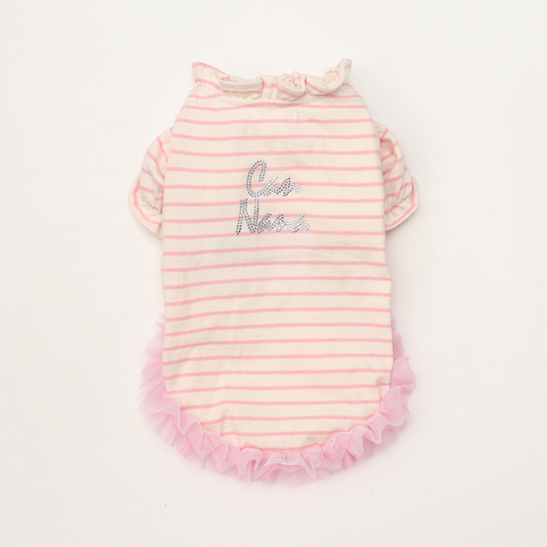 ロゴラインストーンボーダーカットソー06