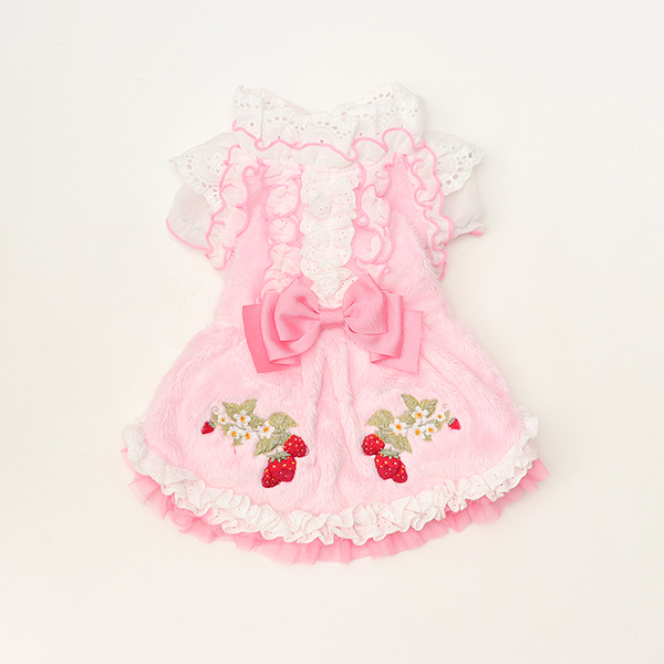 ホイップいちご刺繍ワンピース05