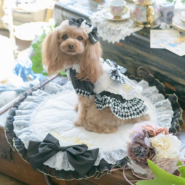 愛犬とセレブリティなひとときを♡ハンドメイドカフェマット