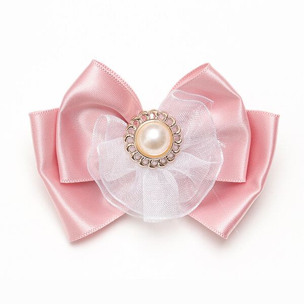 CanNana 犬 ネックドレス アクセサリー リボン パール アクセ ギフト