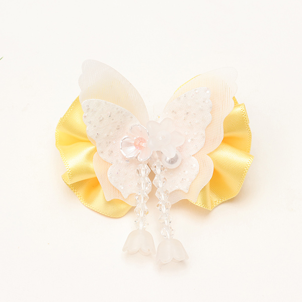 きらきらバタフライバレッタリボン04