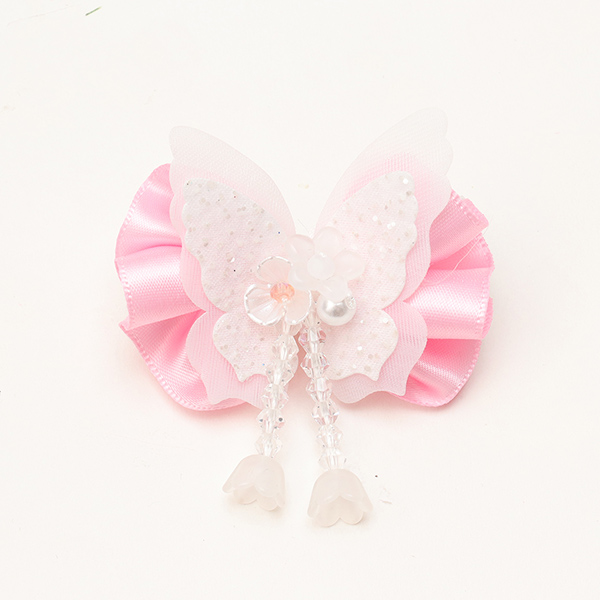 きらきらバタフライバレッタリボン05