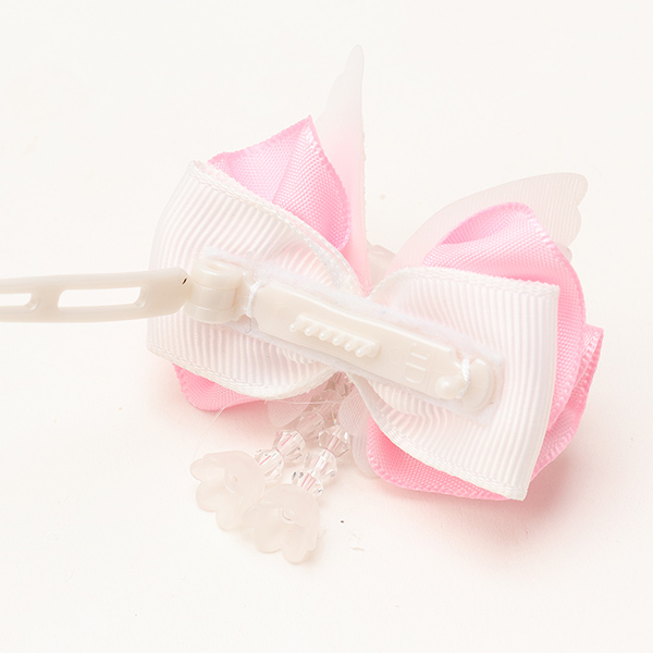 きらきらバタフライバレッタリボン09