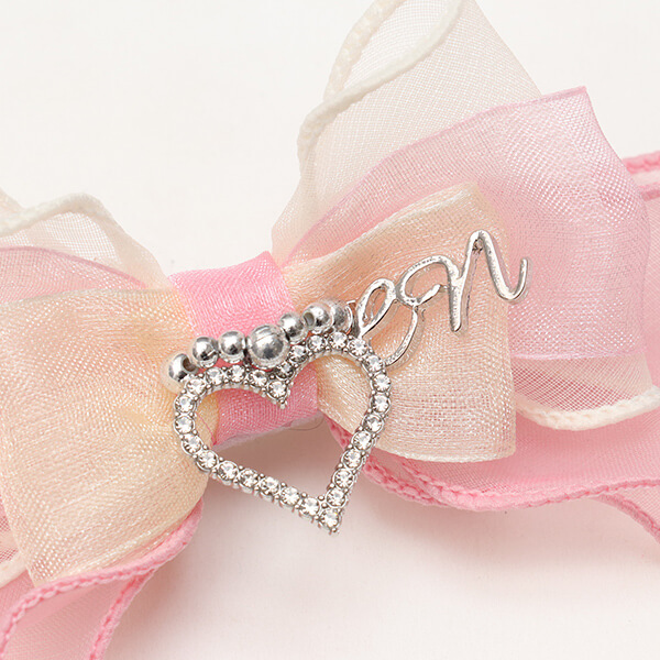 オーガンジー＆オープンハートバレッタ07