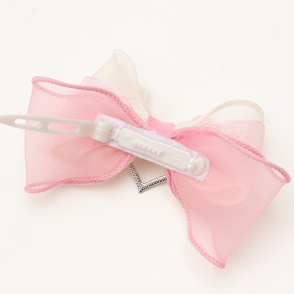 オーガンジー＆オープンハートバレッタ09