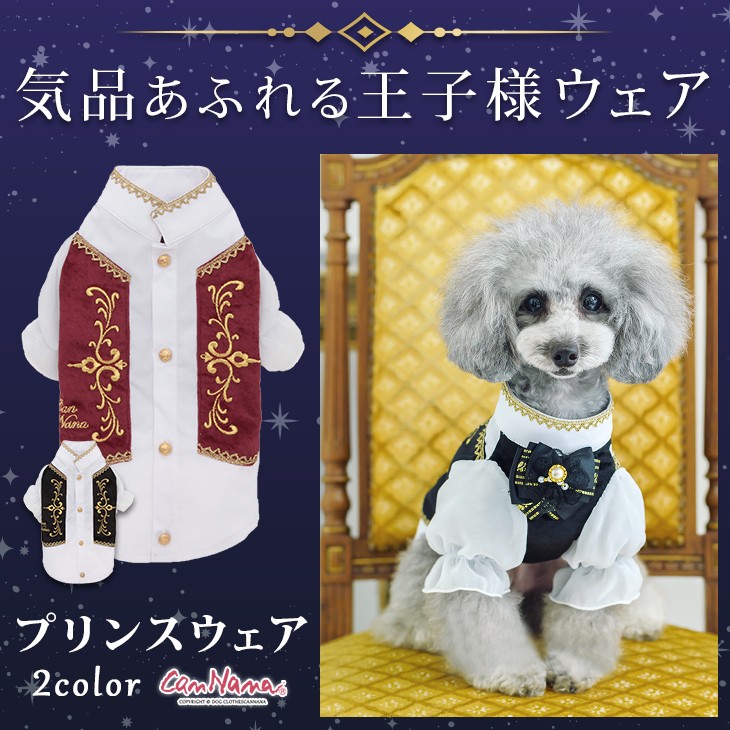 web限定 犬 服 王子 プリンス コスチューム ハロウィン 犬の服 新作