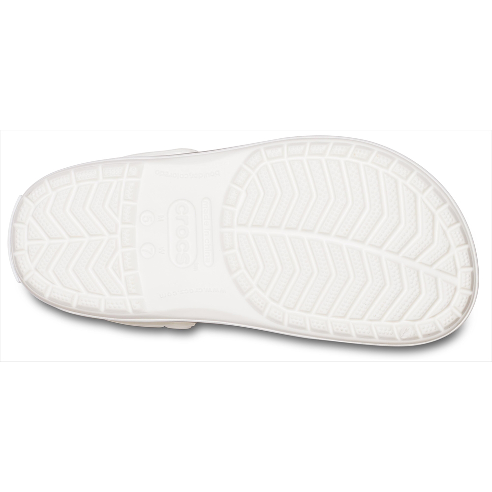 靴・ブーツ・サンダルその他 Crocs Crocband Clog White 11016-100 New CROCS Womens CROCBAND CLOG 11016-100 WHITE CROCS SANDALS