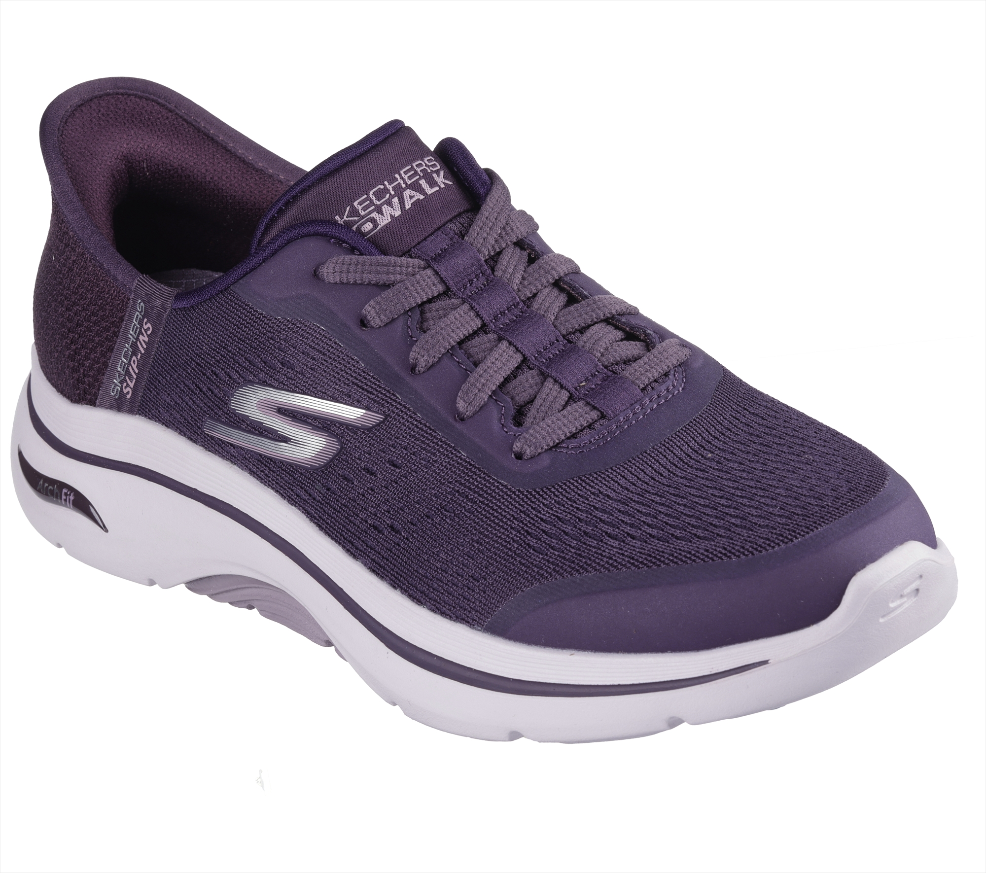 �X�P�b�`���[�Y SKECHERS 125319-plum ���f�B�[�X �X�j�[�J�[ �X���b�v�C���Y  GO WALK ARCH FIT 2.0 Slip-ins ����g�킸������ �n���Y�t���[