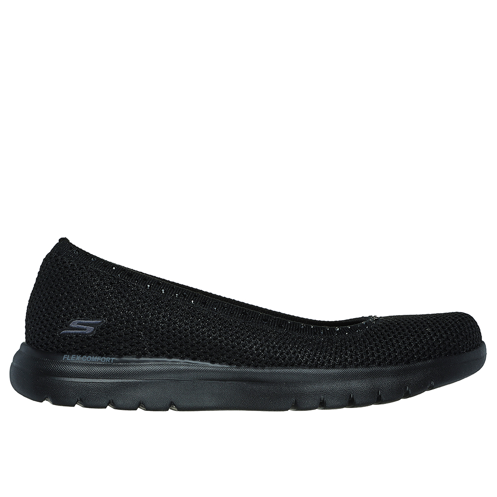 スケッチャーズ 136532-bbk レディース パンプス スニーカー SKECHERS スリッポン slip-on 靴 くつ on the go  ウォーキング