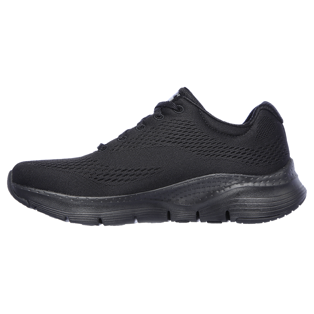 スケッチャーズ 149057w-bbk レディース スニーカー SKECHERS Arch Fit アーチ フィット ブラック 靴 くつ  オールブラック ワイドフィット wide 幅広