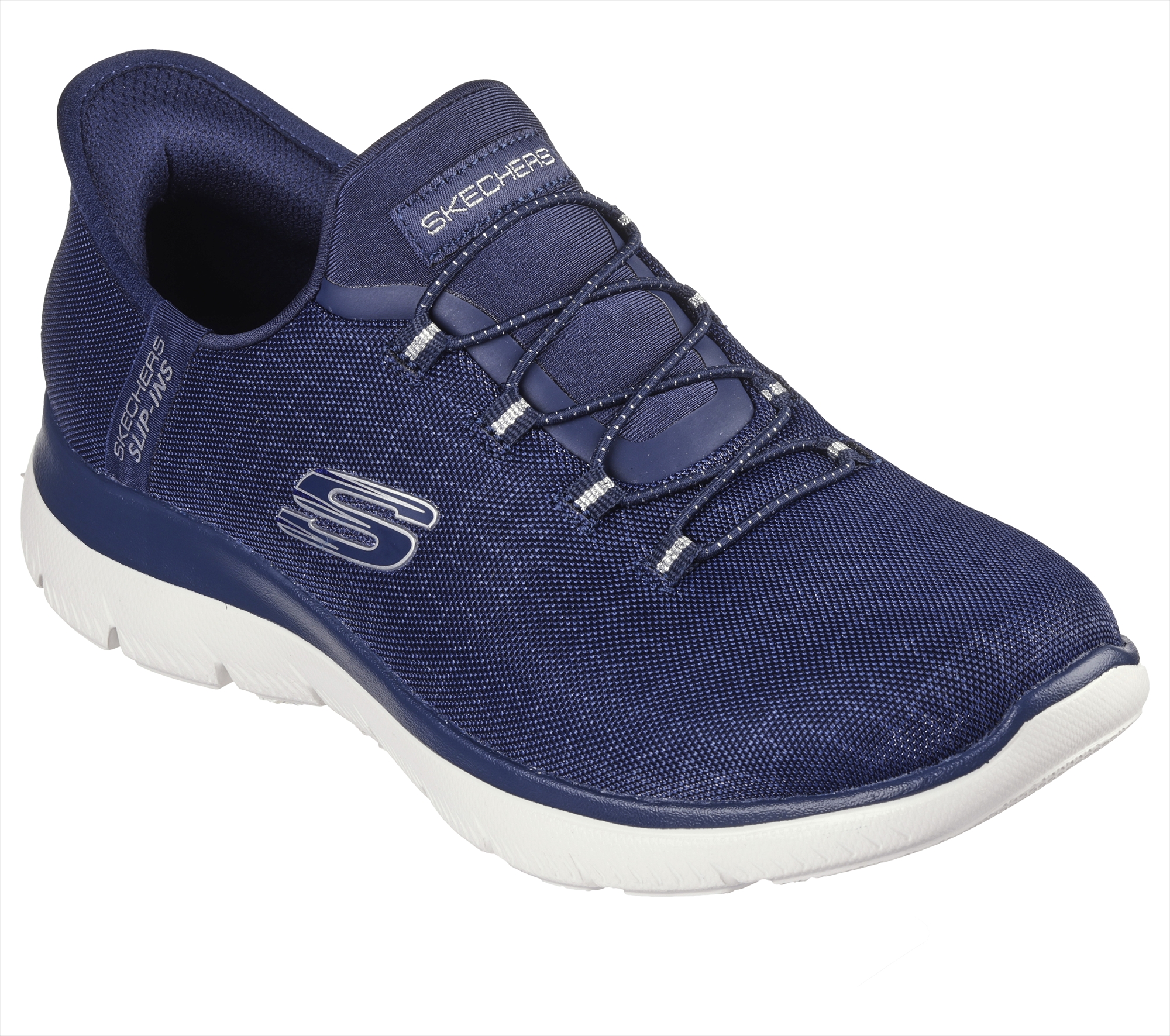 HARU スケッチャーズ スリップインズ 24.5 黒 スエード スケッチャーズ SKECHERS SLIP-INS:UNO-EASY AIR（スリップ