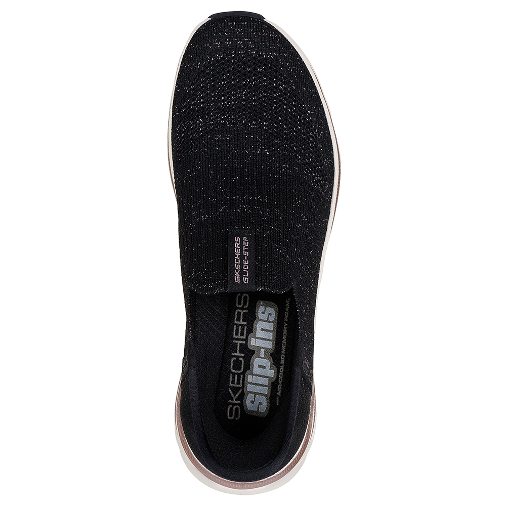 スケッチャーズ SKECHERS 150425-bkrg ブラック 黒 レディース スニーカー slip-ins スリップインズ ハンズフリー 洗濯機洗い可_1