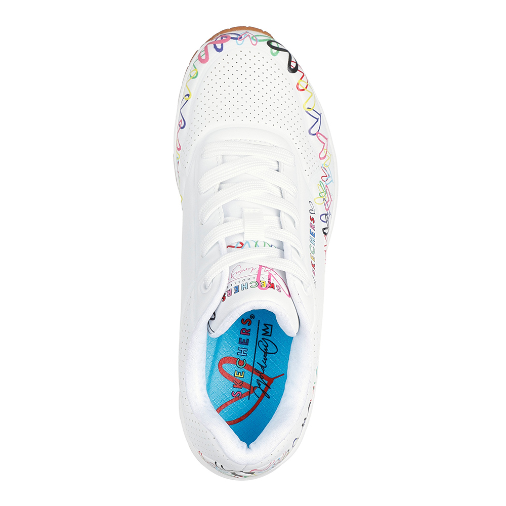 SKECHERS スケッチャーズ 177917-wmlt 白 レディース 靴 レース