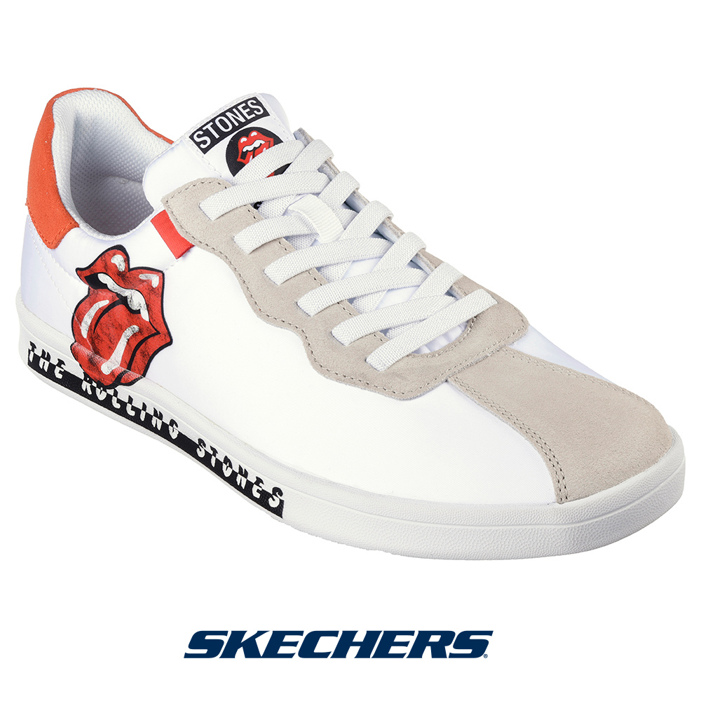 スケッチャーズ 210746-wht メンズ スニーカー SKECHERS 靴 くつ shoes シューズ コラボ Classic Cup - Stones Invasion ローリングストーンズ レースアップ