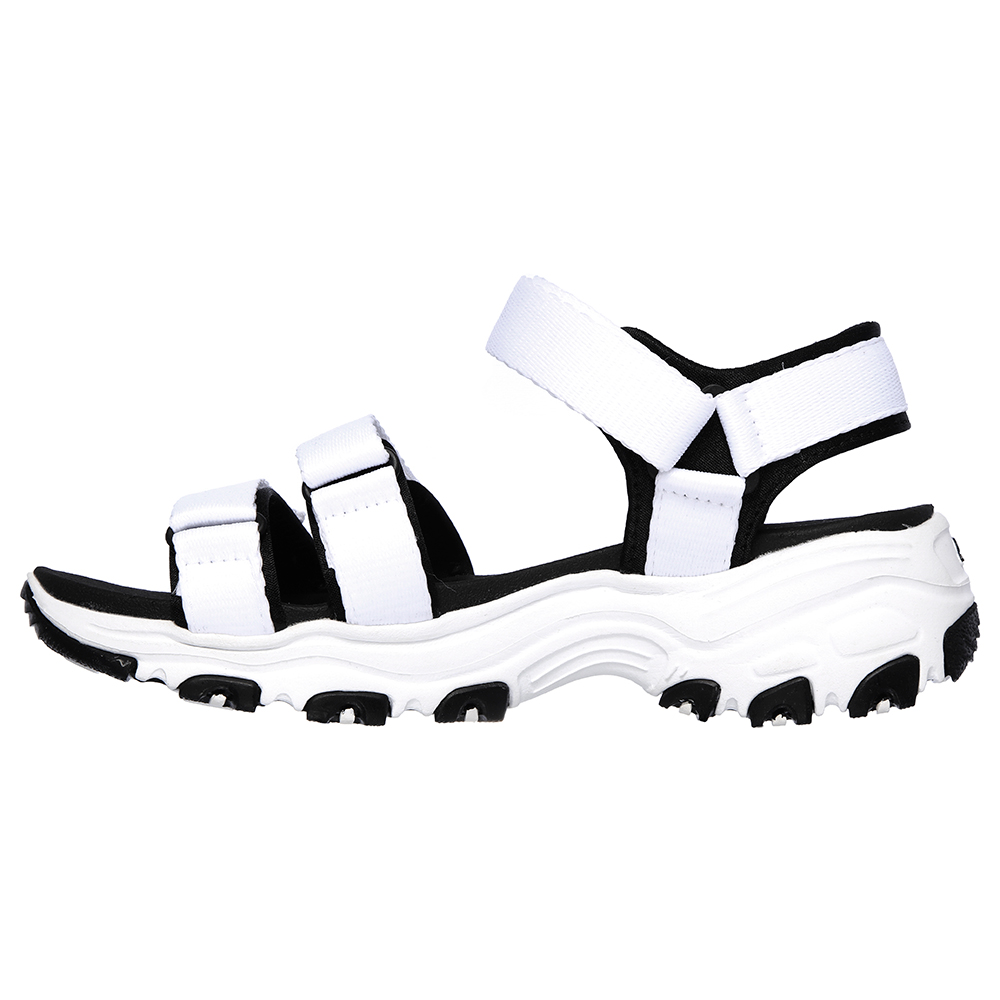 SKECHERS スケッチャーズ 31514-wbk WHITE ホワイトブラック レディース サンダル スポーツサンダル yogafoam ヨガフォーム Biggest D'LITES ディーライト｜canoe-trico｜05