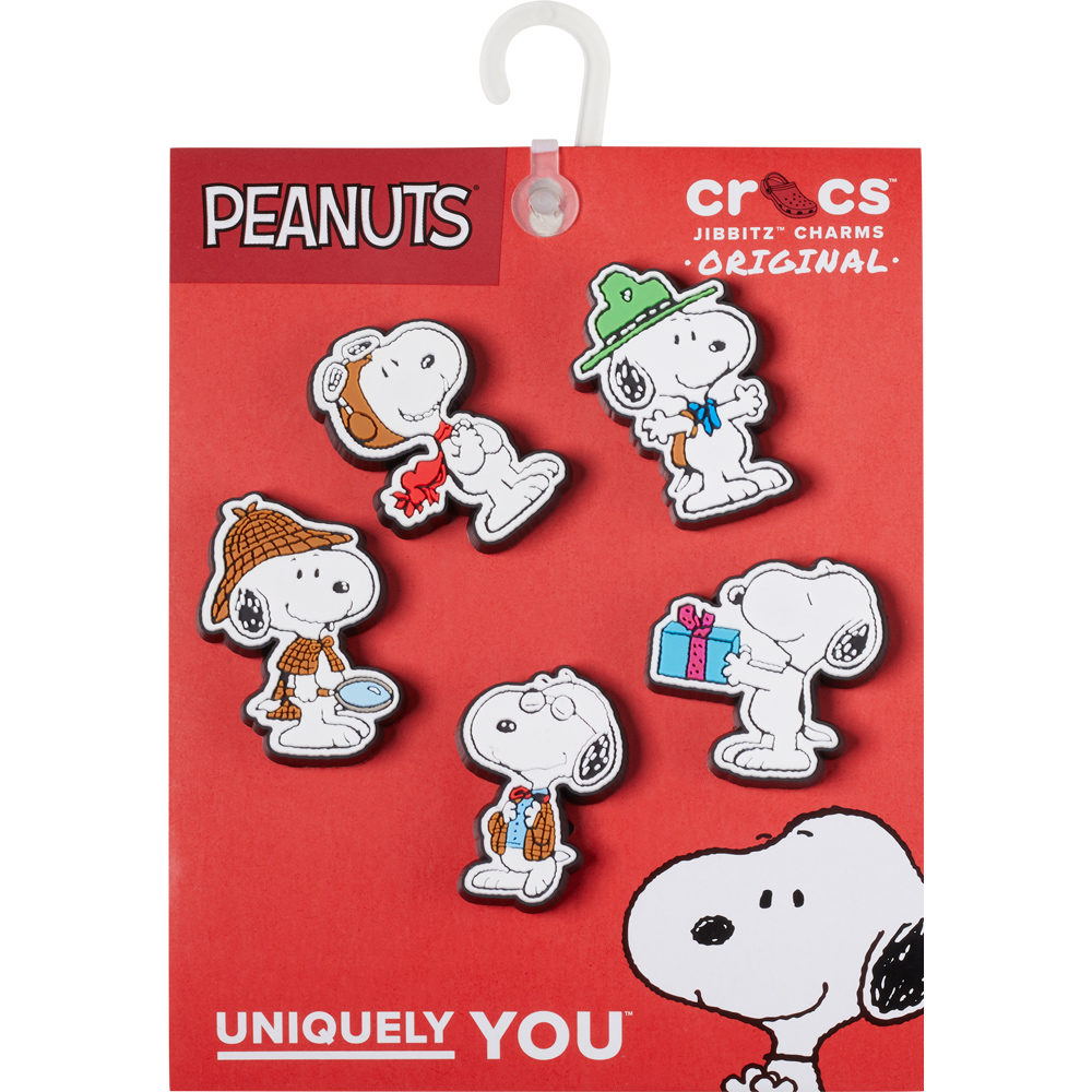 Yahoo! Yahoo!ショッピング(ヤフー ショッピング)crocs クロックス ジビッツ jibbitz アクセサリー チャーム 10011466 Peanuts 5 Pack 5個セット ピーナッツ スヌーピー キャラクター カスタマイズ