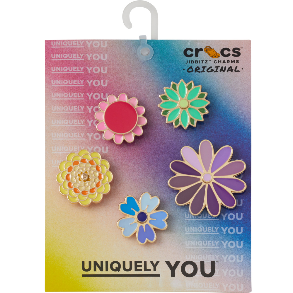 Yahoo! Yahoo!ショッピング(ヤフー ショッピング)crocs クロックス ジビッツ jibbitz アクセサリー チャーム 10013675 Floral Spin 5 Pack 5個セット フローラル スピン 花 カスタマイズ