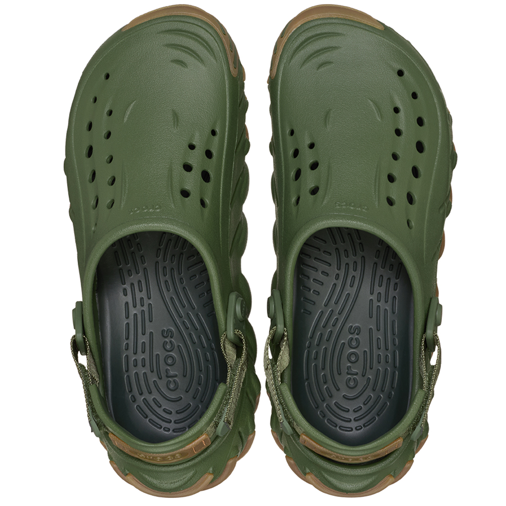 ウール クロッグサンダル オリーブグリーン クロックス（crocs）（メンズ、レディース）サンダル オフ コート ロゴ