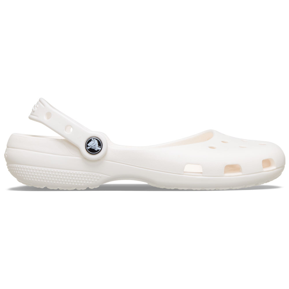 crocs �N���b�N�X �������K�i  211994 ���f�B�[�X  �T���_��  Classic Ballet Chalk �o���G�t���b�g �� �z���C�g