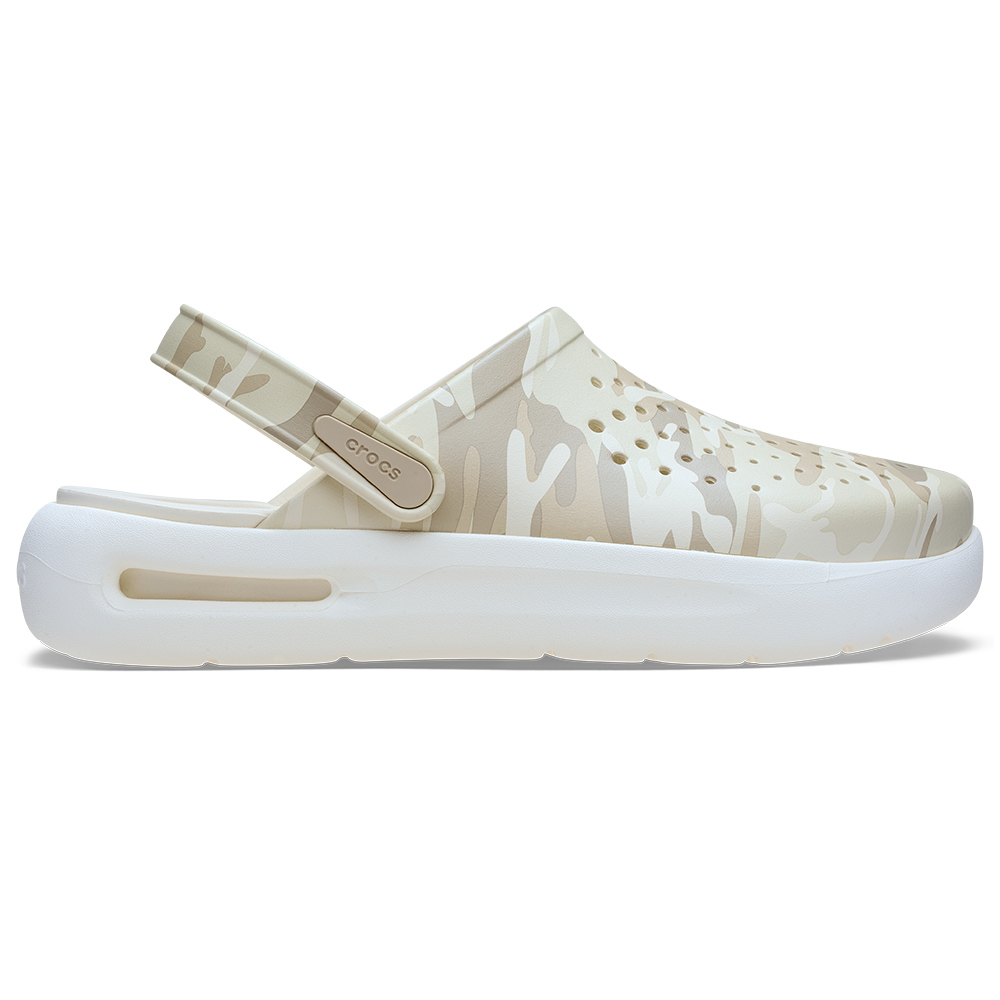 crocs �N���b�N�X �������K�i  214112 ���j�Z�b�N�X �����Y ���f�B�[�X  �T���_�� �N���b�O Inmotion Camouflage Clog Summit White/Multi